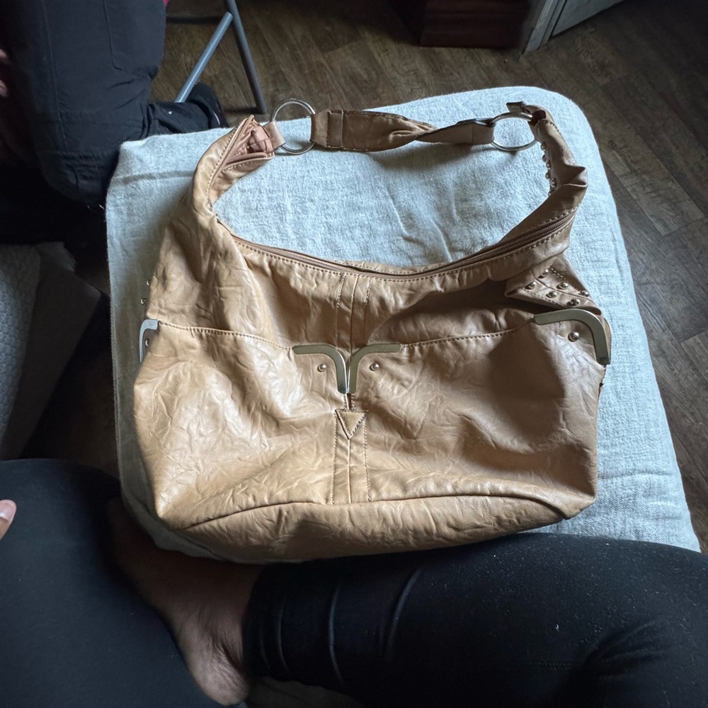 Bueno Tan Hobo Bag Soft and Slouchy